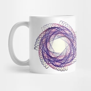 Spirograph Purple Vertigo Swirl Mug